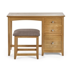 Julian Bowen Mallory Single Dressing Table & Stool Julian Bowen Mallory Single Dressing Table & Stool