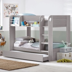 Julian Bowen Mars Bunk & Underbed - Grey Oak Julian Bowen Mars Bunk & Underbed - Grey Oak