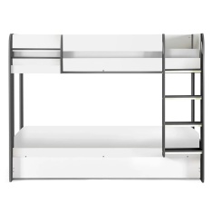 Julian Bowen Mars Bunk & Underbed - Charcoal & White Julian Bowen Mars Bunk & Underbed - Charcoal & White