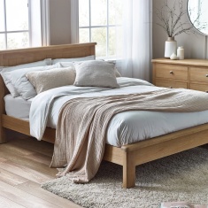 Julian Bowen Memphis Bed - Limed Oak Julian Bowen Memphis Bed - Limed Oak