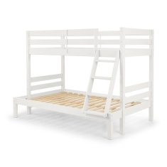 Julian Bowen Merlin Triple Sleeper Bunk Bed - Surf White Julian Bowen Merlin Triple Sleeper Bunk Bed - Surf White