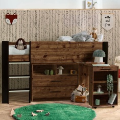 Julian Bowen Otis Midsleeper - Urban Rustic & Black Julian Bowen Otis Midsleeper - Urban Rustic & Black