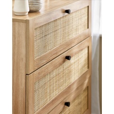 Julian Bowen Padstow 3 Drawer Chest - Oak Julian Bowen Padstow 3 Drawer Chest - Oak