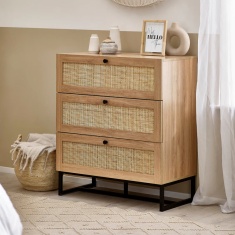 Julian Bowen Padstow 3 Drawer Chest - Oak Julian Bowen Padstow 3 Drawer Chest - Oak