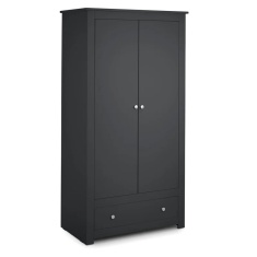 Julian Bowen Radley Wardrobe - Anthracite Julian Bowen Radley Wardrobe - Anthracite