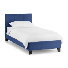 Julian Bowen Rialto Bed - Dark Blue Linen Julian Bowen Rialto Bed - Dark Blue Linen