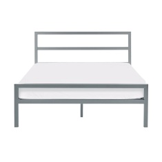 Julian Bowen Soto Metal Bedframe - Silver Julian Bowen Soto Metal Bedframe - Silver