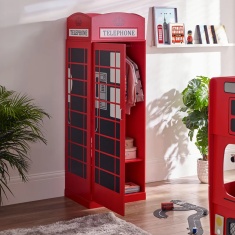Julian Bowen Telephone Box Wardrobe Julian Bowen Telephone Box Wardrobe