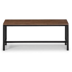 Julian Bowen Tribeca Bench - Walnut Julian Bowen Tribeca Bench - Walnut