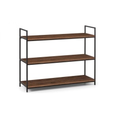 Julian Bowen Tribeca Low Bookcase - Walnut Julian Bowen Tribeca Low Bookcase - Walnut