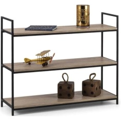 Julian Bowen Tribeca Low Bookcase - Walnut Julian Bowen Tribeca Low Bookcase - Walnut