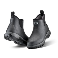 Grubs Shoreline 4.0 Ankle Height Wellington Boots - Black Grubs Shoreline 4.0 Ankle Height Wellington Boots - Black