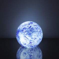 LGlow Colbalt Sky Glass Lamp 18cm LGlow Colbalt Sky Glass Lamp 18cm