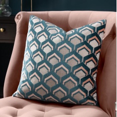Riva Ledbury Cushion 45cm - Smoke/Rose Riva Ledbury Cushion 45cm - Smoke/Rose