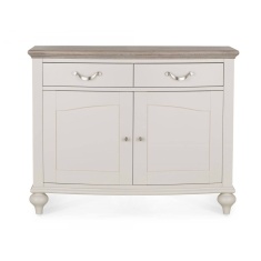 Montreal Narrow Sideboard - Grey Washed Oak & Soft Grey