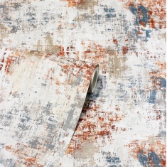 Arthouse Abstract Textured Wallpaper - Copper