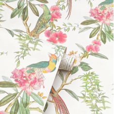 Arthouse Exotic Garden Wallpaper - Pink/Green