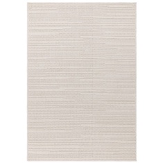 Asiatic Camber Stripe Modern Textured Rug - Ivory Asiatic Camber Stripe Modern Textured Rug - Ivory