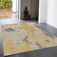 Asiatic Nova NV18 Abstract Rug - Painterly Ochre