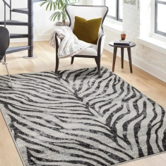 Asiatic Nova NV27 Zebra Rug - Grey