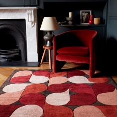 Asiatic Romy 14 Jive Geometric Rug - Red