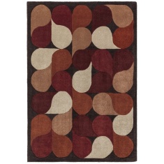 Asiatic Romy 14 Jive Geometric Rug - Red Asiatic Romy 14 Jive Geometric Rug - Red