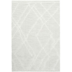 Mastercraft 014-0005/6292 Dune Shaggy Rug - White Mastercraft 014-0005/6292 Dune Shaggy Rug - White