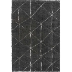 Mastercraft 014-0054/3121 Dune Shaggy Rug - Charcoal Mastercraft 014-0054/3121 Dune Shaggy Rug - Charcoal