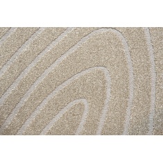 Mastercraft 041-0064/9191 Geo Soft Touch Pebble Rug - Beige