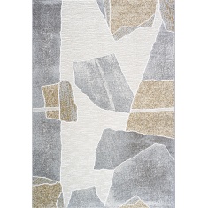 Mastercraft 046-0038/6191 Milano Rug - Grey/Gold