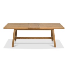 Brandon Rustic Oak 4-6 Seater Extending Dining Table