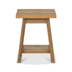 Brandon Rustic Oak Lamp Table