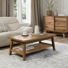 Brandon Rustic Oak Coffee Table Brandon Rustic Oak Coffee Table