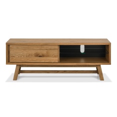 Brandon Rustic Oak Entertainment Unit