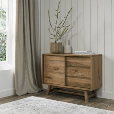 Brandon Rustic Oak Narrow Sideboard Brandon Rustic Oak Narrow Sideboard
