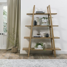 Brandon Rustic Oak Open Display Unit Brandon Rustic Oak Open Display Unit