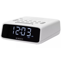 Roberts ORTUSFMW Ortus FM Alarm Clock Radio - White