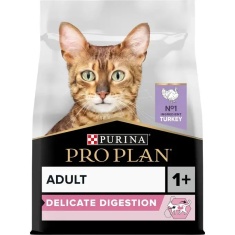 Purina Pro Plan Delicate Digestion Turkey Dry Cat Food - 3kg Purina Pro Plan Delicate Digestion Turkey Dry Cat Food - 3kg