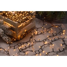 Festive 600 Firefly Lights - Traditional Warm White