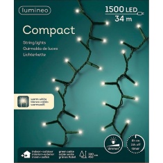 Lumineo 1500 LED Compact Lights 34m - Warm White