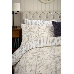 Laura Ashley Fennelton Duvet Cover Set - Cream/Blue