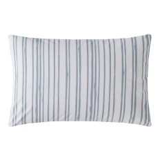 Laura Ashley Fennelton Pillowcase Pair - Cream/Blue Laura Ashley Fennelton Pillowcase Pair - Cream/Blue