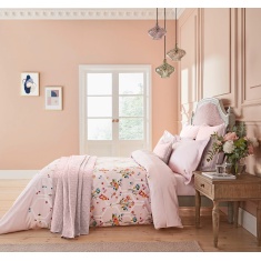 Ted Baker Peppermint Duvet Cover Set - Soft Pink