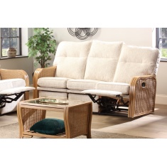 Desser Paris 3 Seater Reclining Sofa & 2 Chairs Sofa - Light Oak