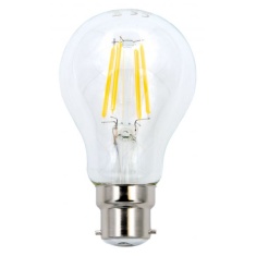 BHS Dimmable 6W Filament LED BC GLS - Cool White BHS Dimmable 6W Filament LED BC GLS - Cool White