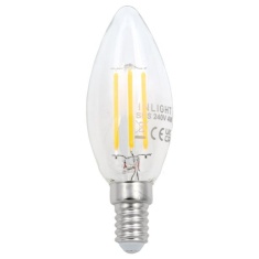 BHS Dimmable 4W Filament LED Candle E14 - Cool White BHS Dimmable 4W Filament LED Candle E14 - Cool White