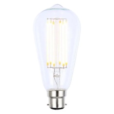 BHS Dimmable LED Vintage Teardrop 6W BC Clear - Warm White BHS Dimmable LED Vintage Teardrop 6W BC Clear - Warm White