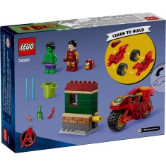 LEGO 76287 Marvel Iron Man with Bike and The Hulk