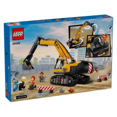 LEGO 60420 City Yellow Construction Excavator