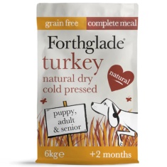 Forthglade Turkey Grain Free Cold Pressed Natural Dry Dog Food